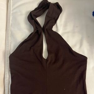 Banana Republic brown halter top Size Small